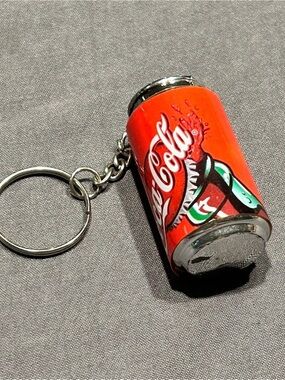 Vintage Coca-Cola Mini Can 1.5” Keychain